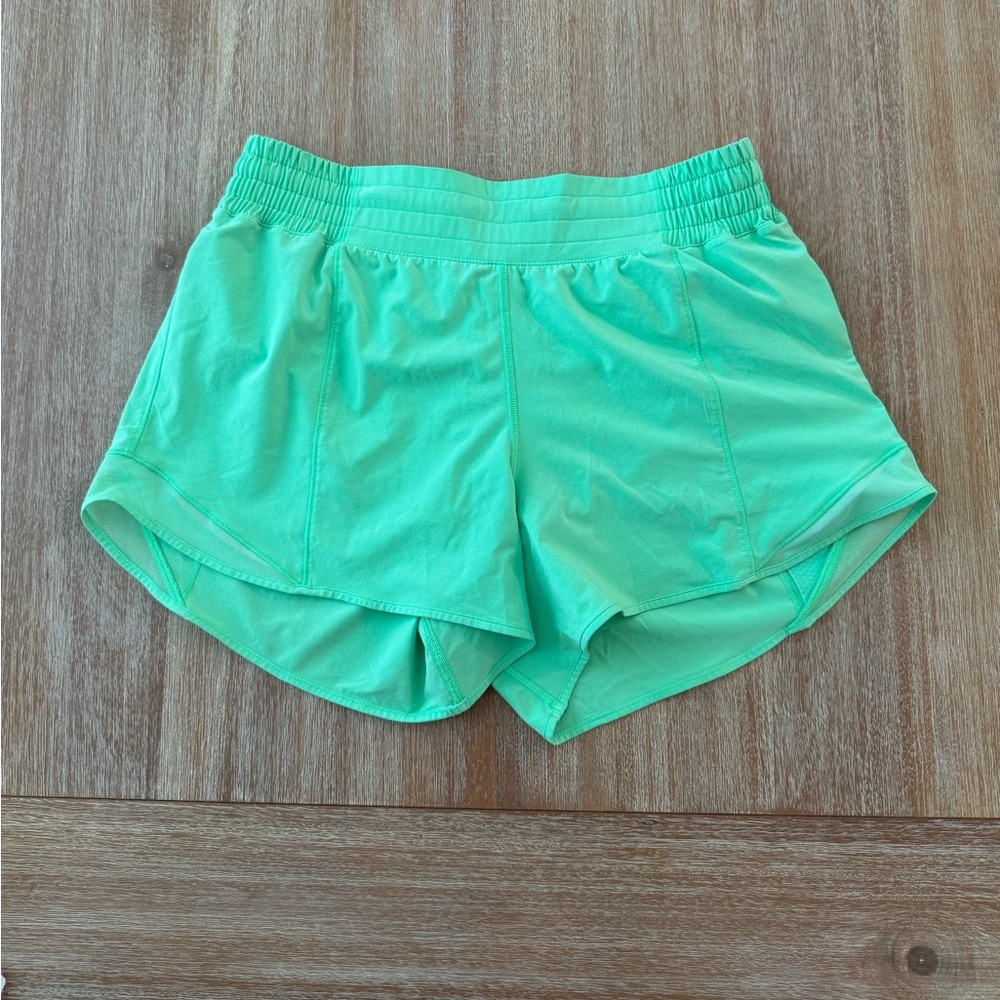 lululemon athletica women's athletic shorts in mint green